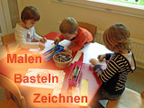 Basteln, Malen, Zeichnen im Zwärgehus